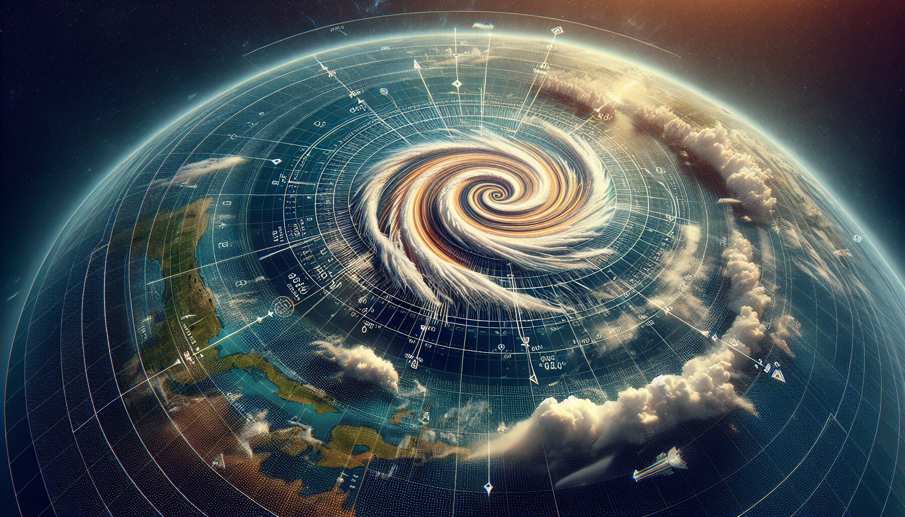 科里奧利力作用示意圖與天氣現象