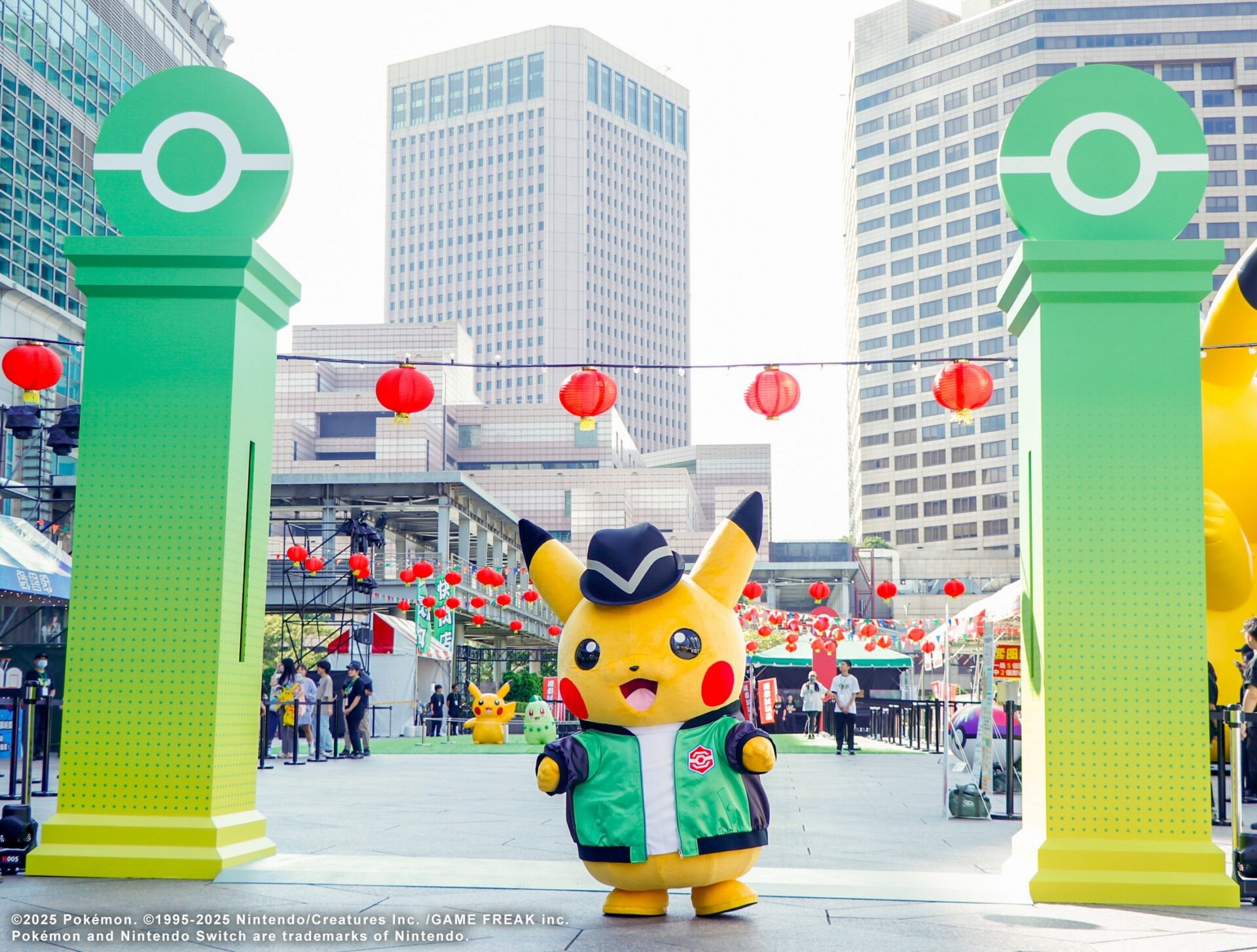 《寶可夢傳說 Z-A》台北夜市祭盛大登場　巨型皮卡丘空降101吸引萬人朝聖