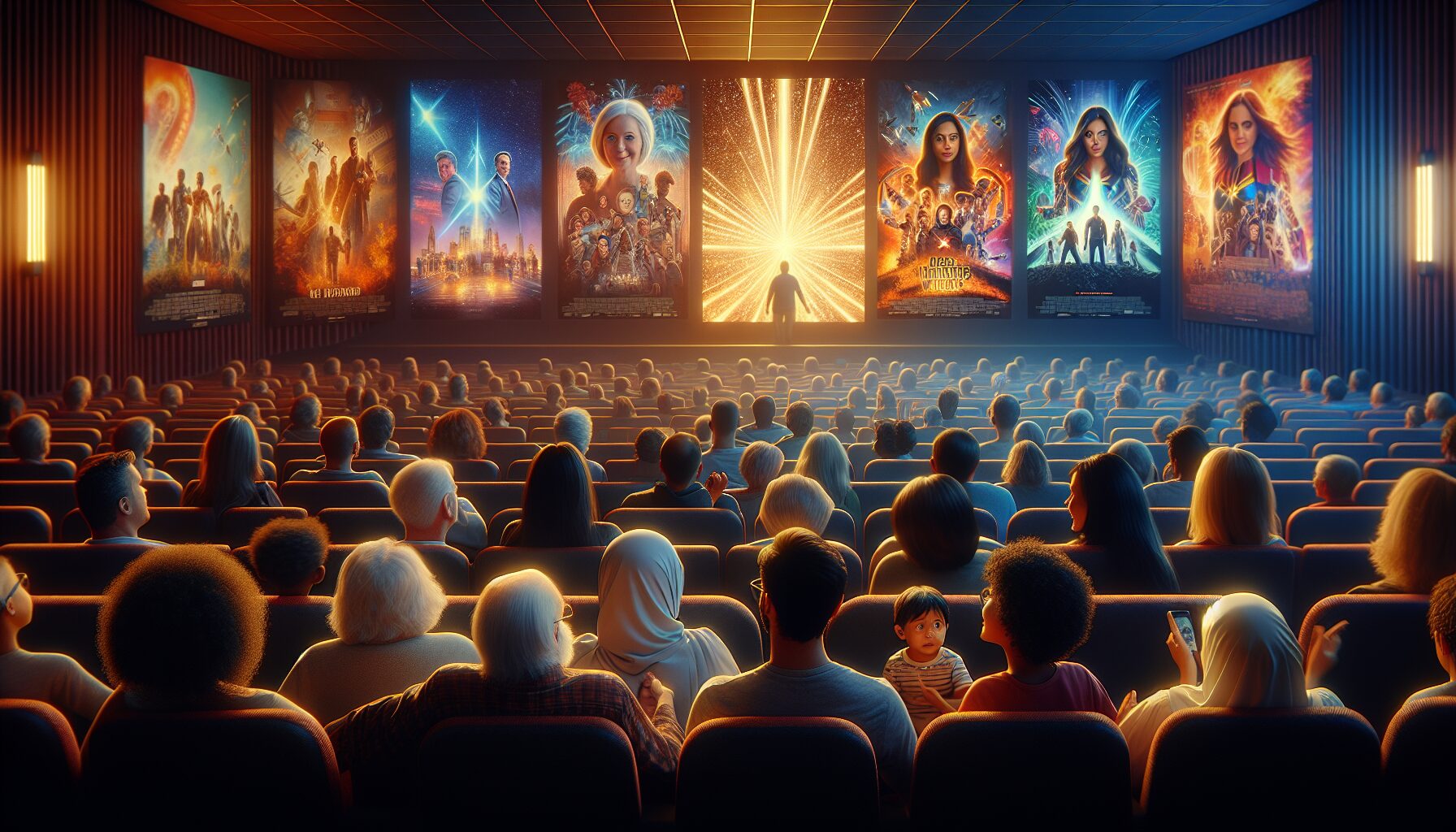 院線人潮與商業片大海報現場