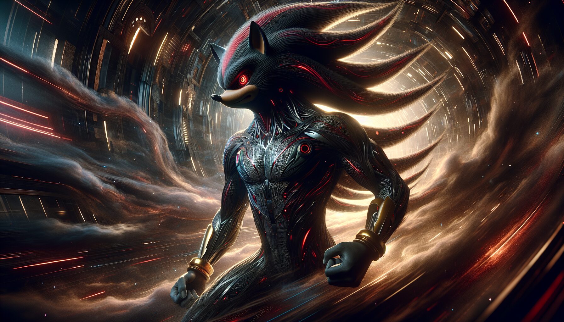 夏特（Shadow the Hedgehog）冷酷登場特寫