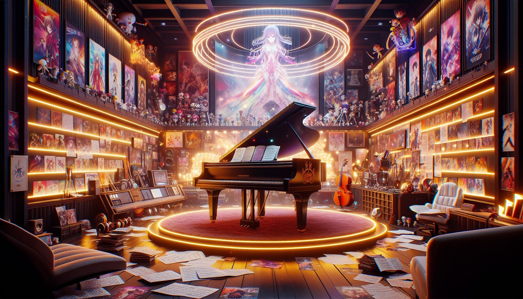 Pan Piano 彈奏原神遊戲音樂時的 Cosplay 形象