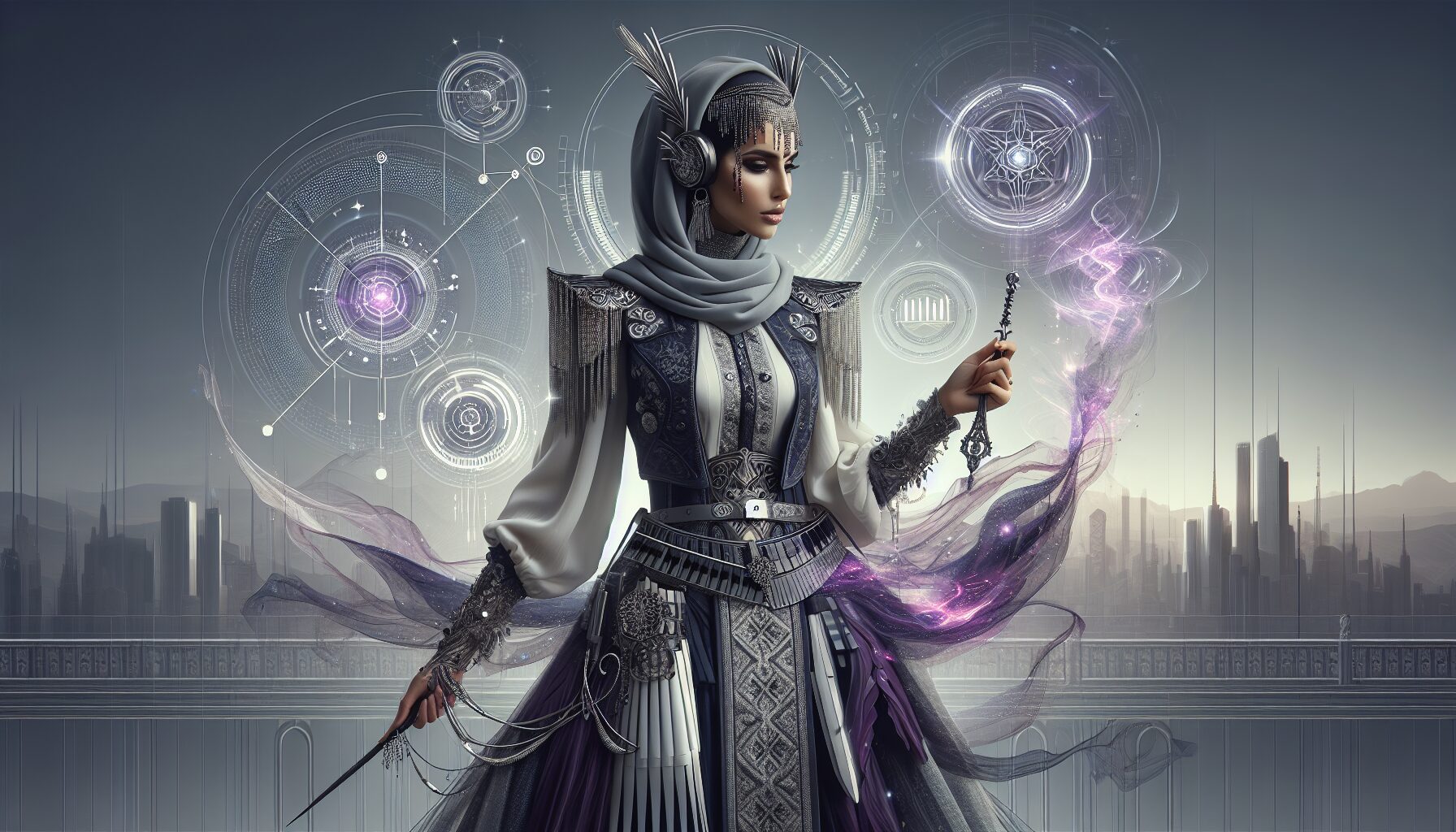 《明日方舟》內三角初華聯動幹員立繪圖