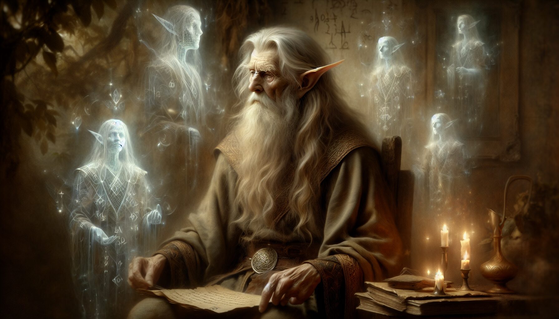 芙莉蓮站在昔日勇者隊伍雕像前，反思時間與回憶的價值