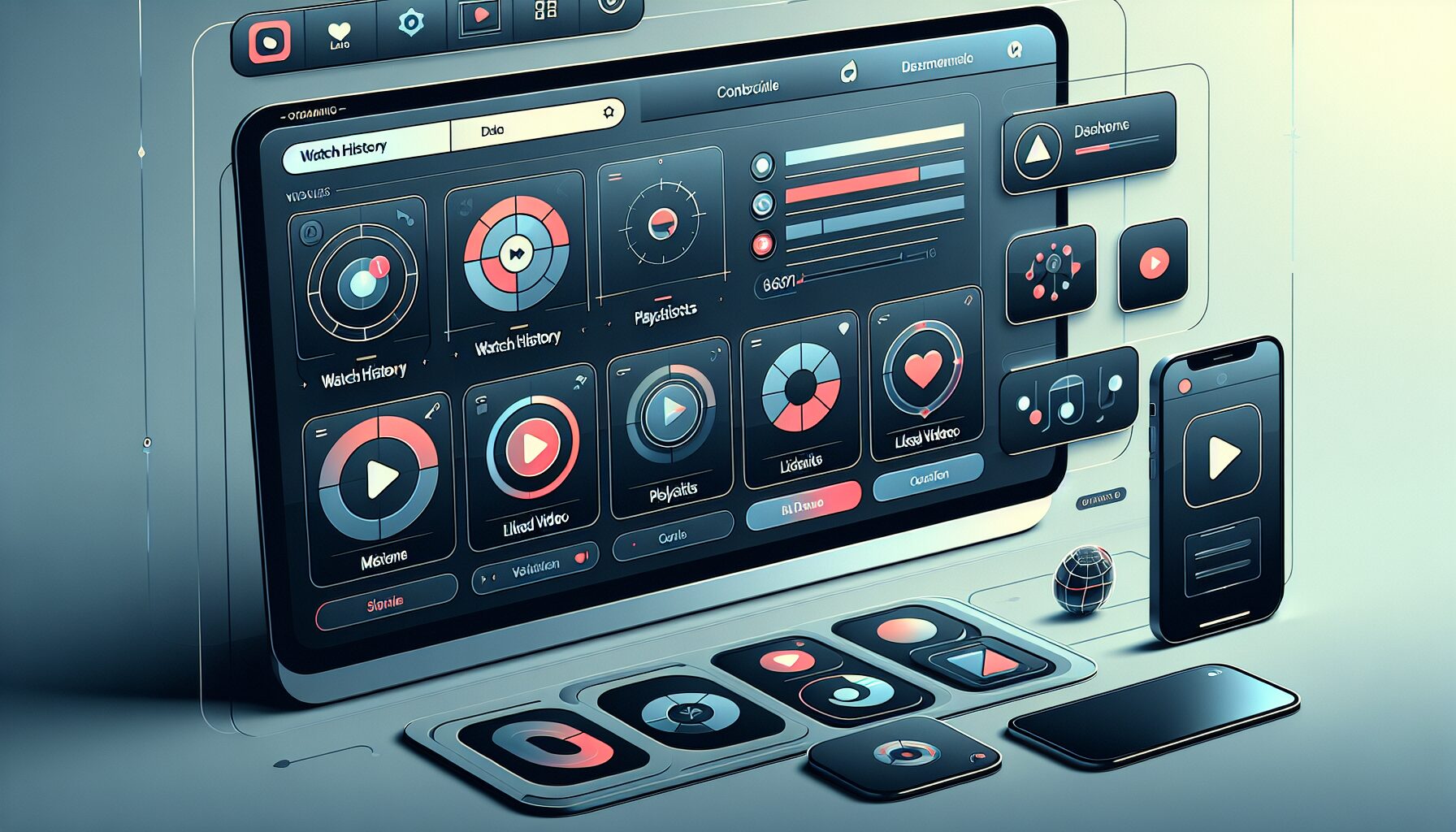 YouTube「你的內容」整合頁面截圖