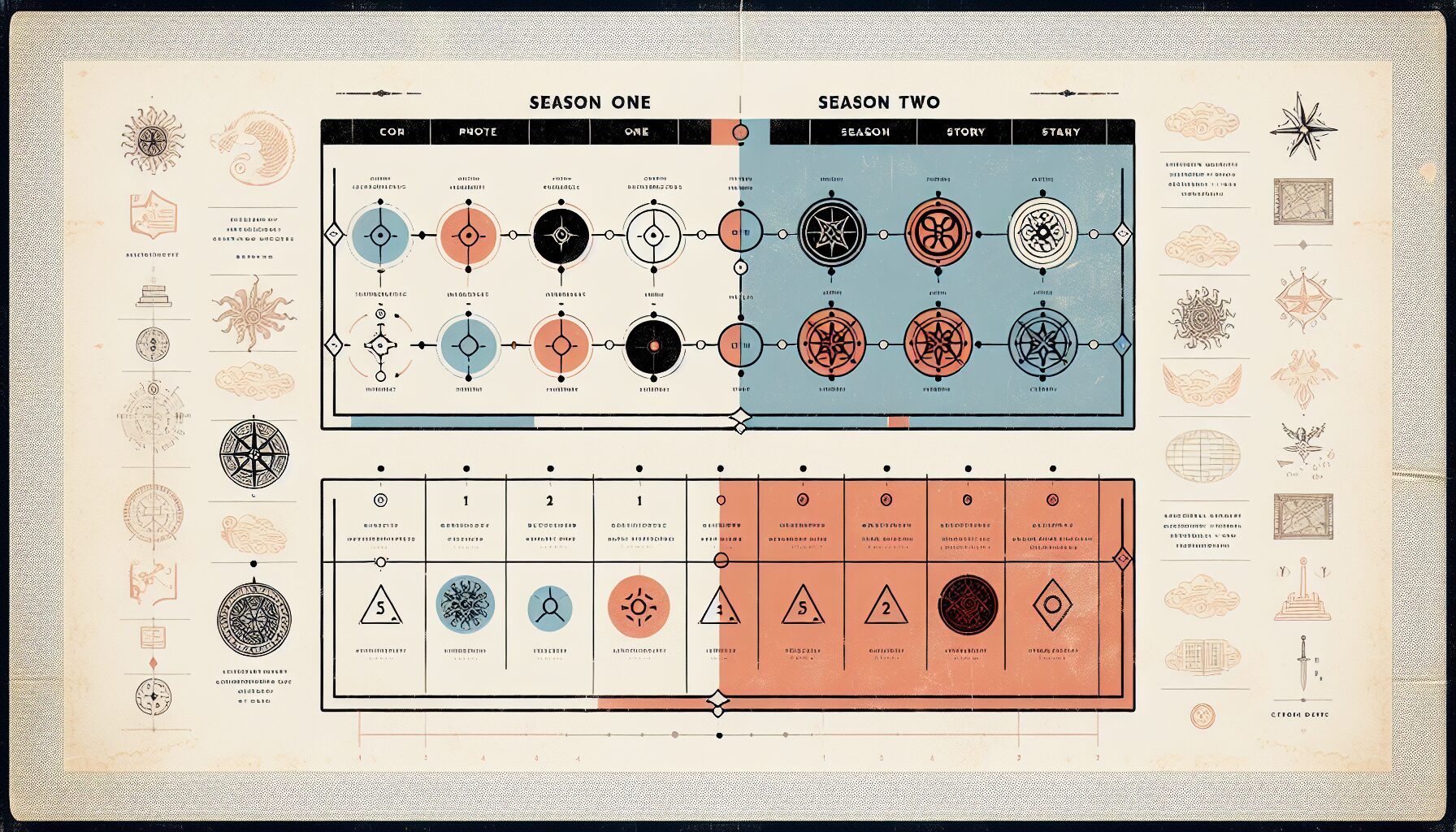 動畫第一季與第二季預期進度對比整理資訊圖