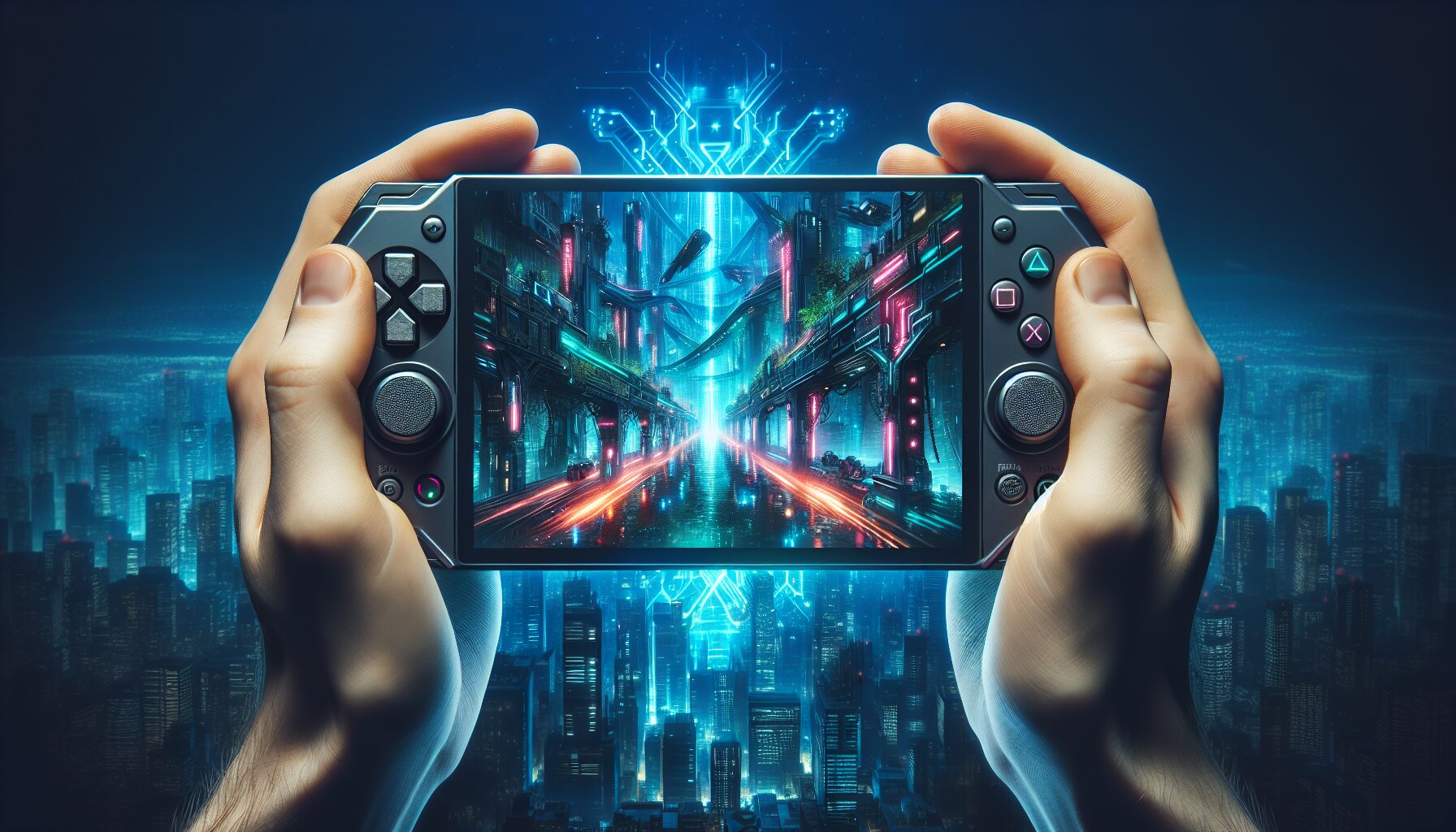 Nintendo Switch 2 掌機上實機遊玩的夜城場面,展現移植效果