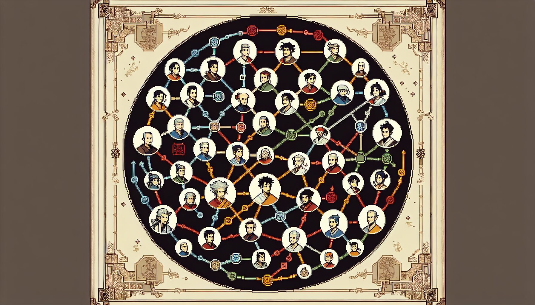 大俠立志傳NPC對話與門派派系分支