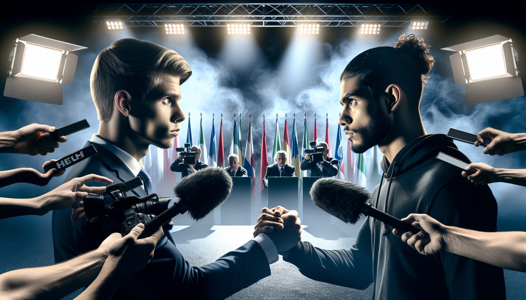 拳上賽前記者會，鍾培生與Toyz對峙場面火爆