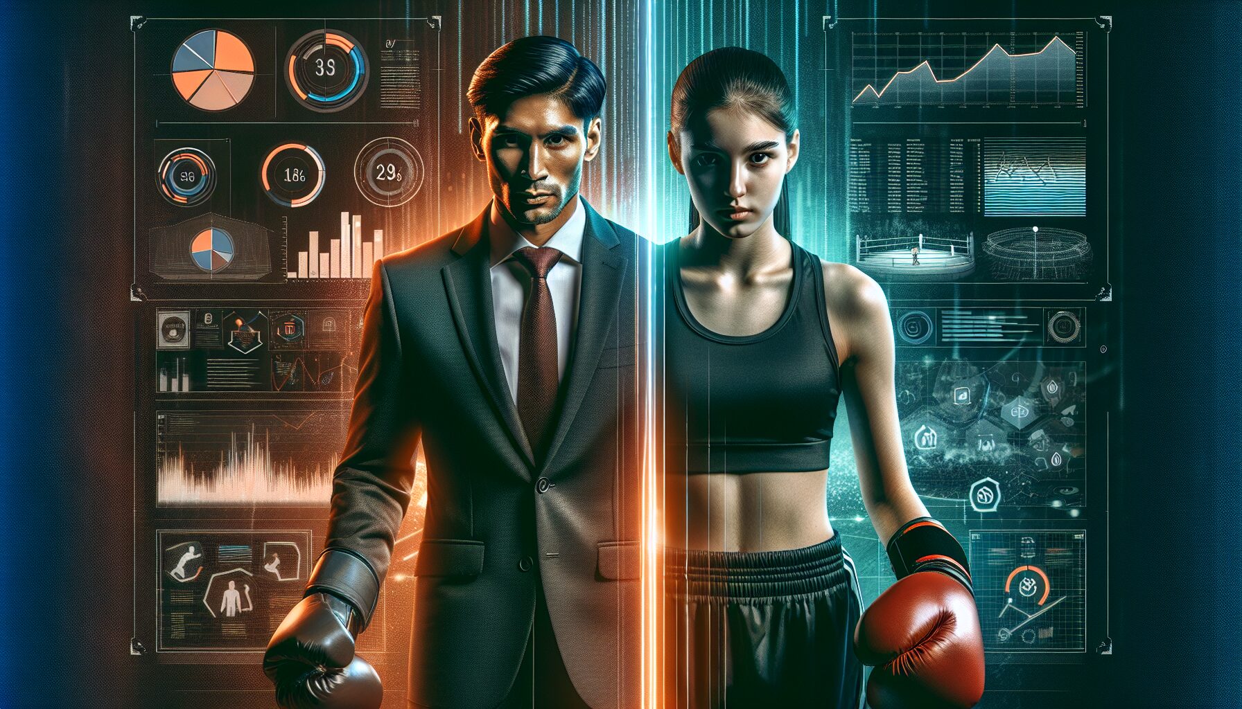 賽前官方海報，鍾培生與Toyz正面交鋒的宣傳照