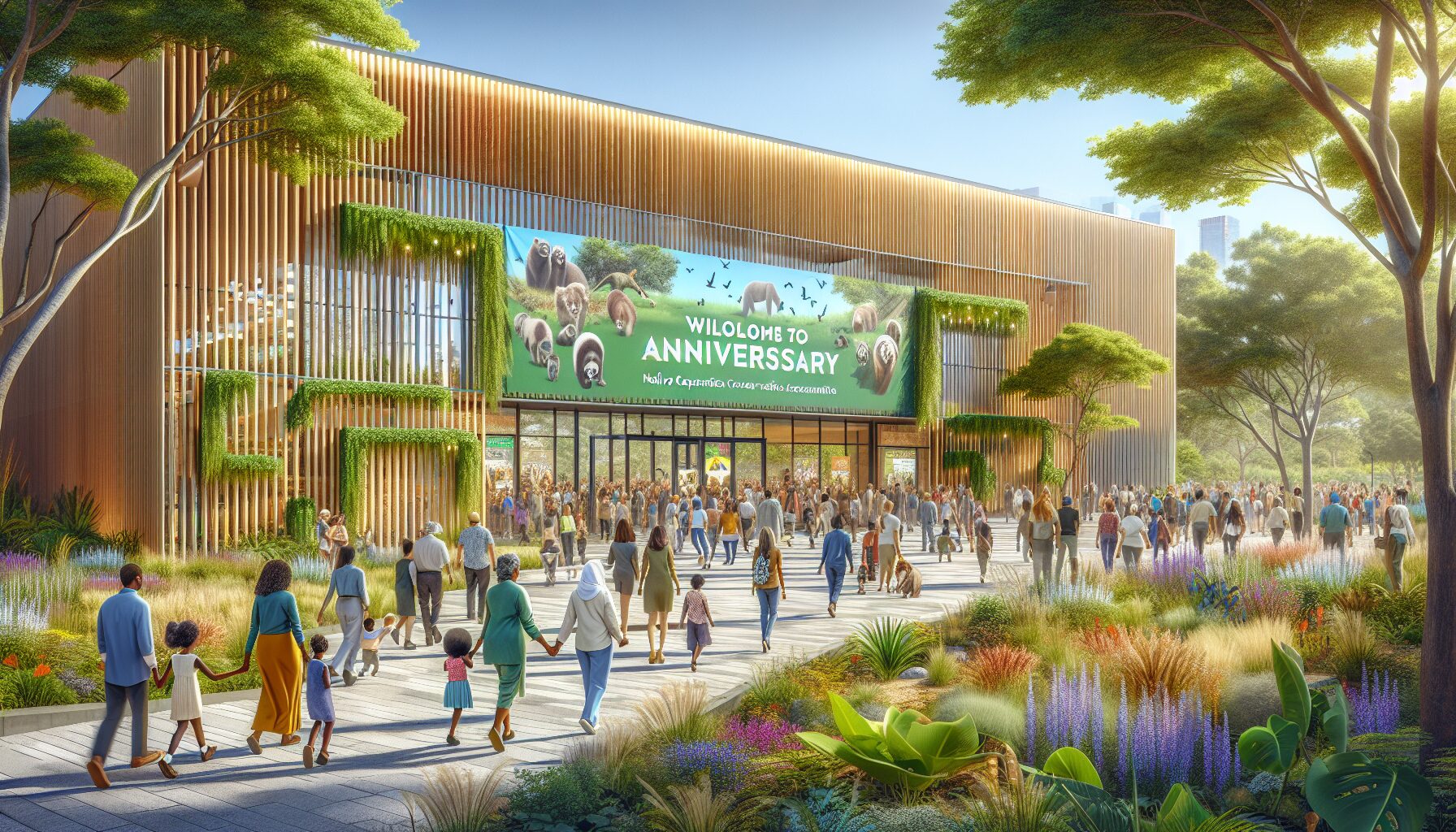 臺北市立動物園園慶活動現場盛況，遊客熱情參與