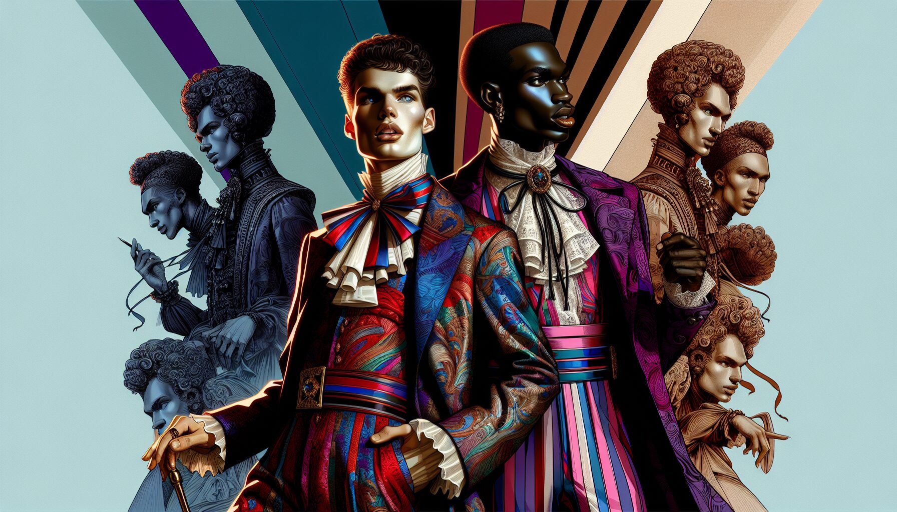 荒木飛呂彥漫畫中經典JOJO立與時尚風格人物設計