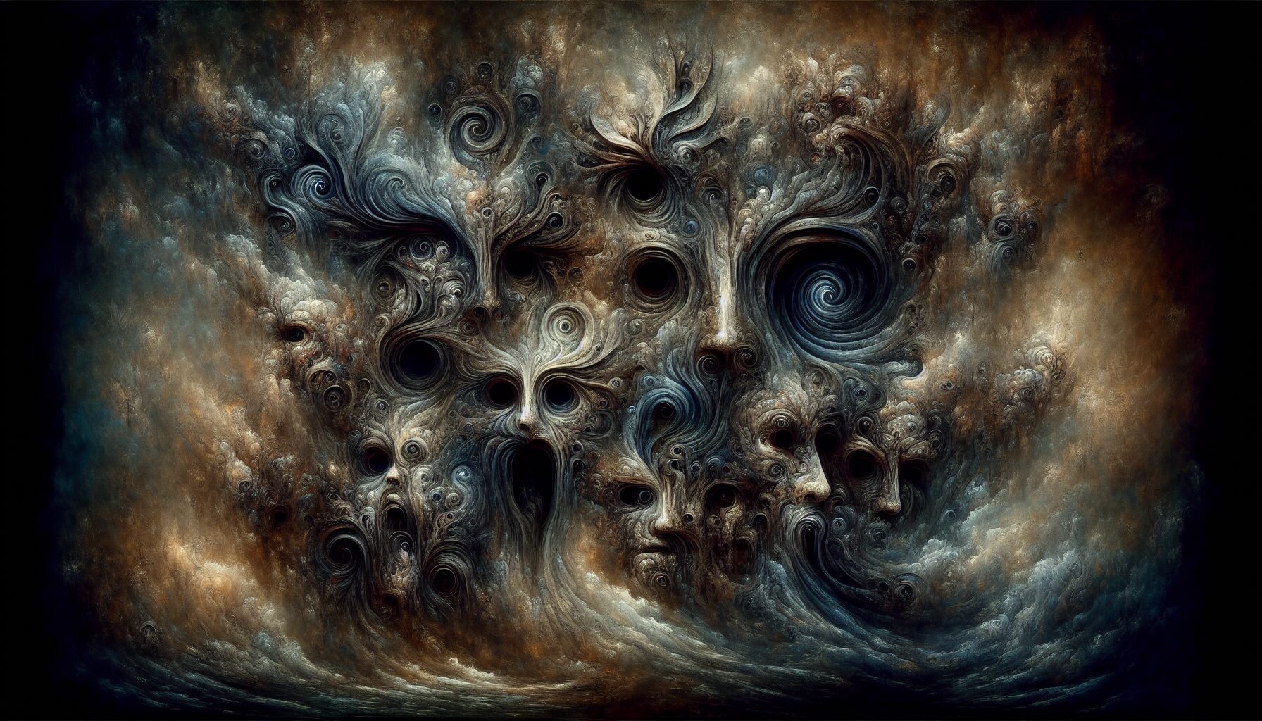 源人（Human）怪物設計與遊戲內畫面，靈感源於博斯《人間樂園》