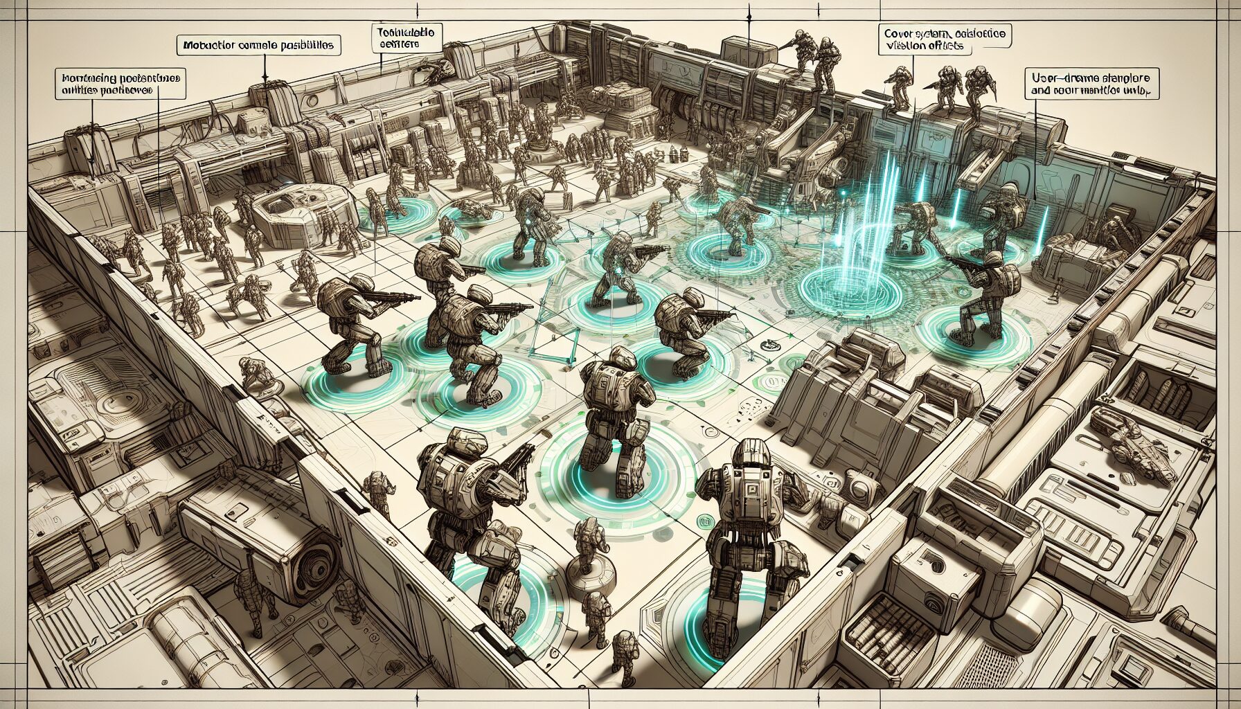 少女前線2:追放 3D戰棋掩體、地形實機戰鬥畫面