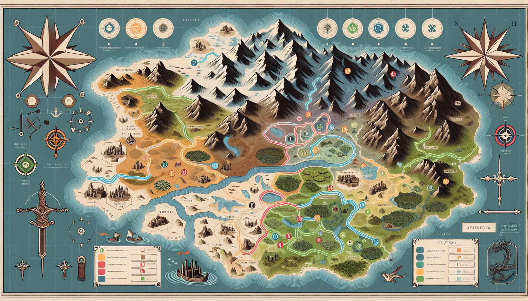 中期挑戰路線建議表、一覽圖及推薦寶可夢