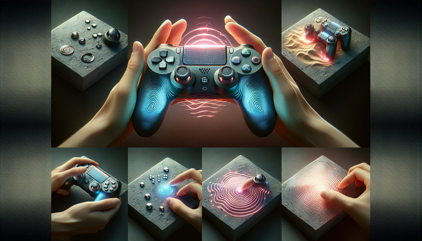 DualSense 控制器特寫，R2、L2 自適應扳機結構一覽