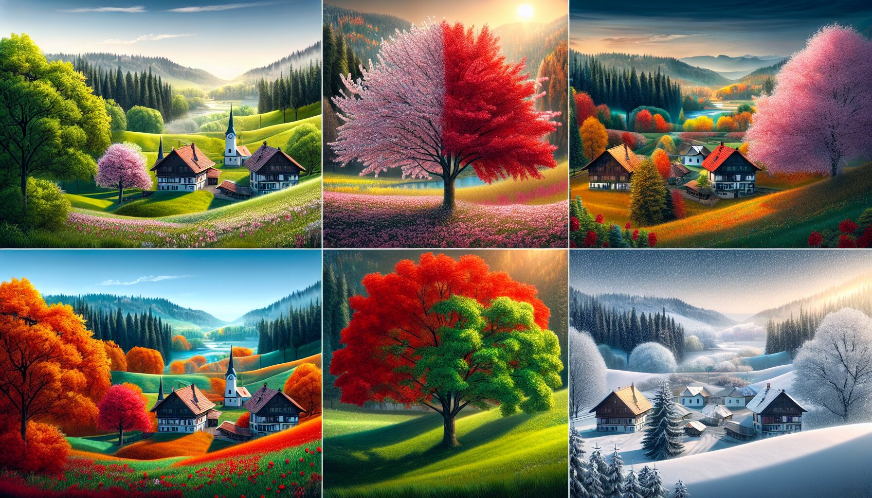 戰國日本四季變化遊戲實機畫面