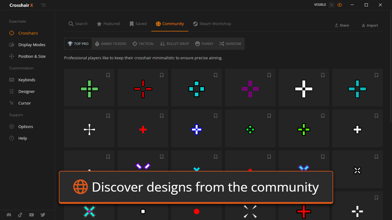 Crosshair X 避免射擊失誤必備工具：2025年《準星特工 X》自訂準星攻略，提升FPS遊戲精準度