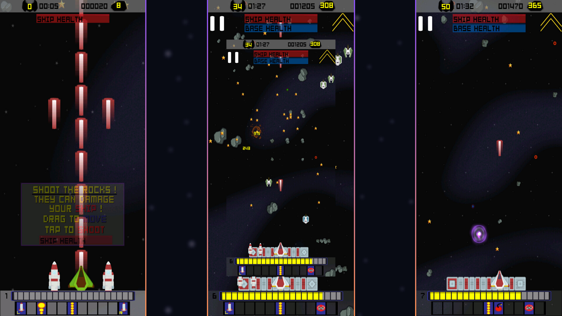 射擊遊戲控必看！復古街機型新作《太空隕石（Rocks In Space）》登場－純粹娛樂體驗零課金