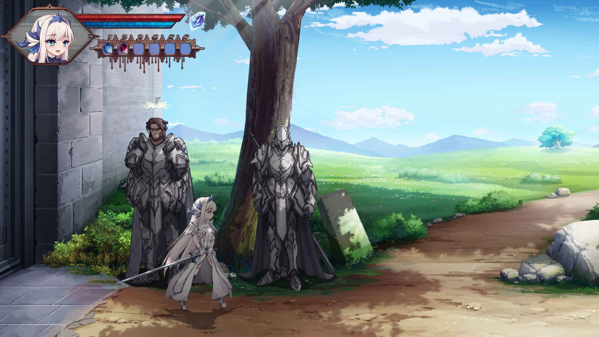 視覺小說×橫向動作！奇幻角色扮演遊戲《龍戰姬》將於2025重磅登場