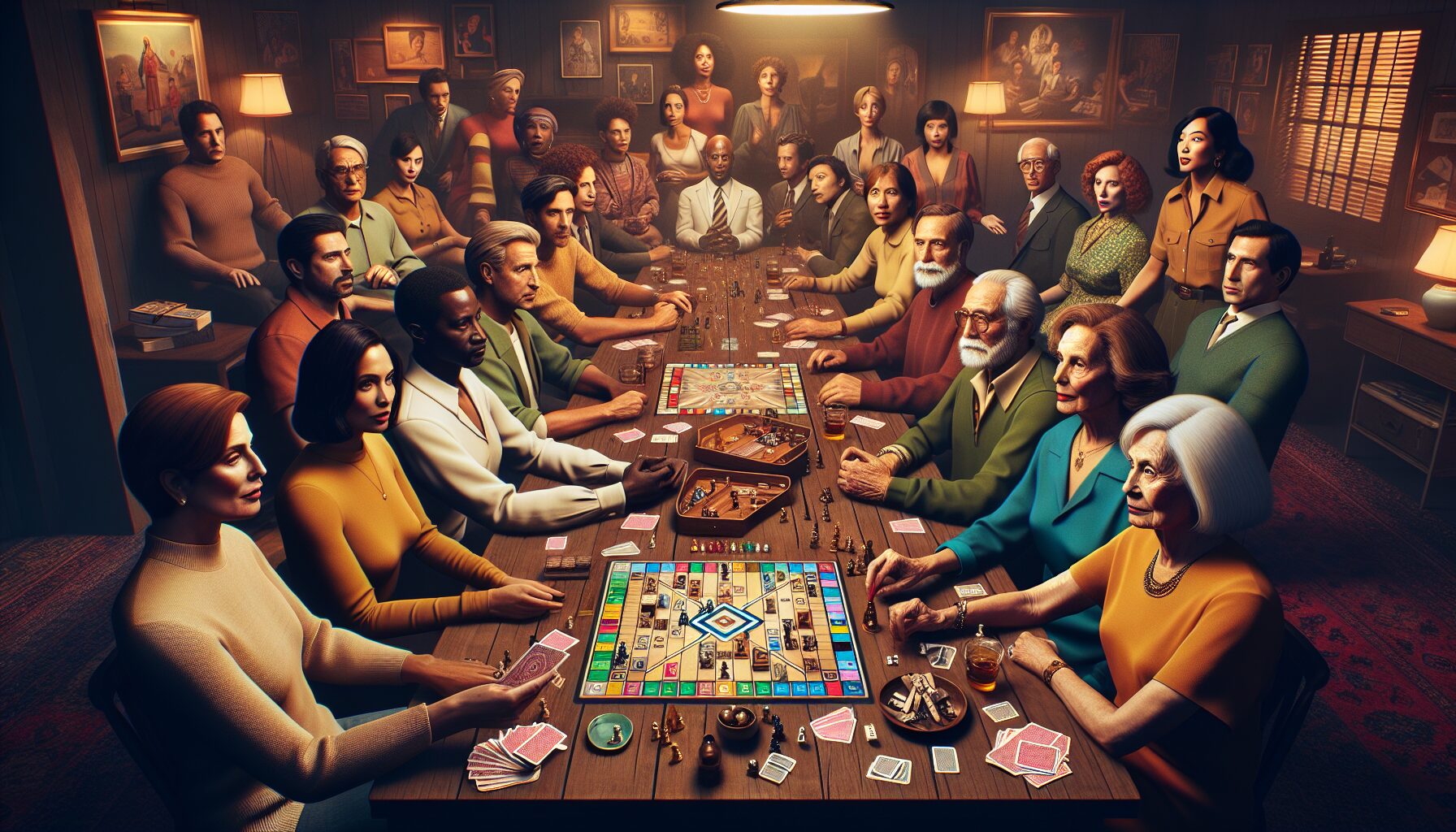 狼人殺傳統桌遊形式