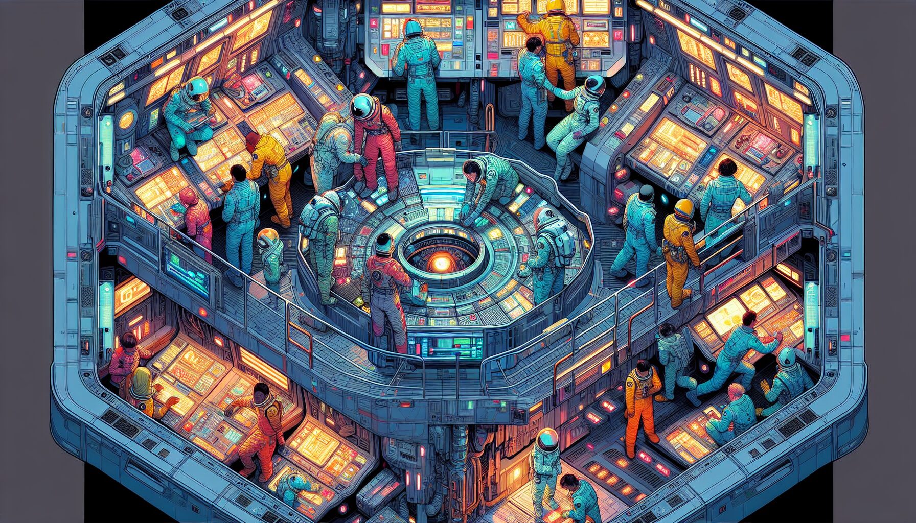 WePlay太空狼人殺遊戲內畫面