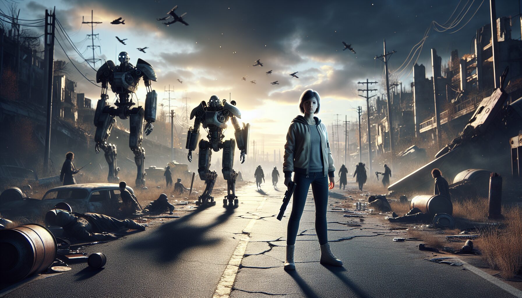 米莉·芭比·布朗飾演的蜜雪兒與機器人「小宇宙」電影片段