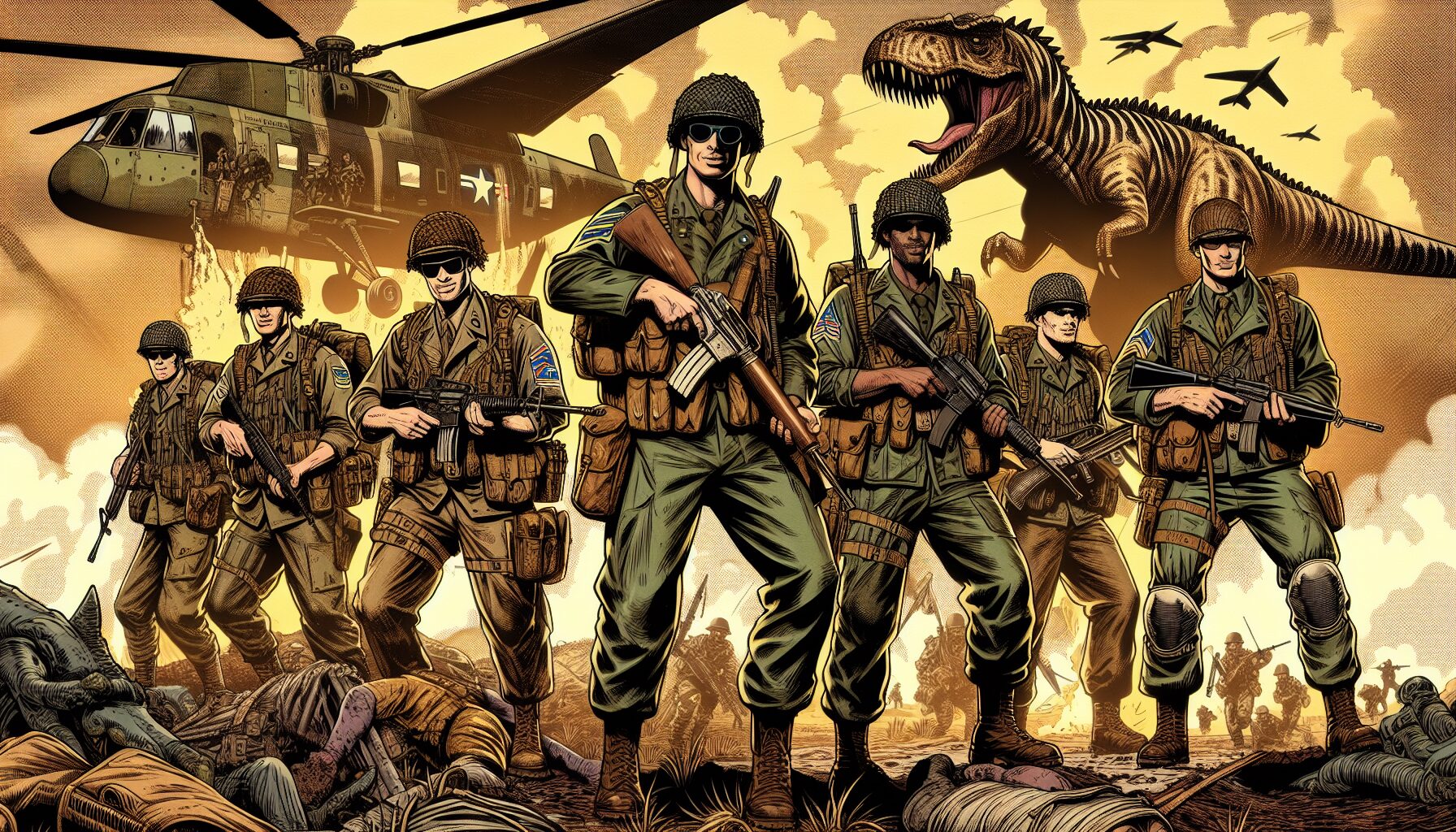 1950年代自殺小隊的漫畫封面