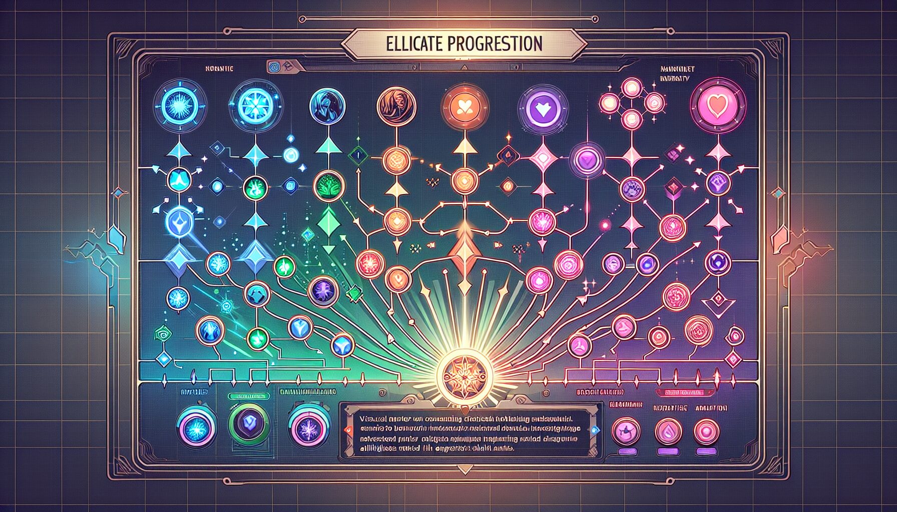 角色天賦養成與技能分配畫面