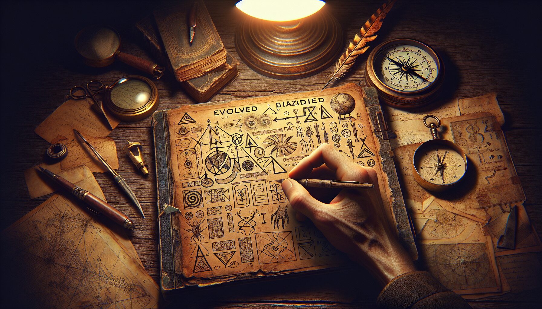 單詞本解碼介面展示，玩家推敲語言含義