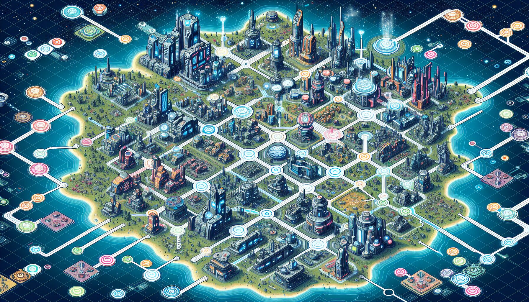 超大型新地圖預覽與策略動線示意