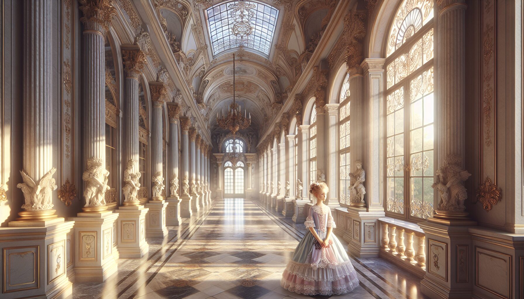 《某天成為公主》Webtoon漫畫封面插圖