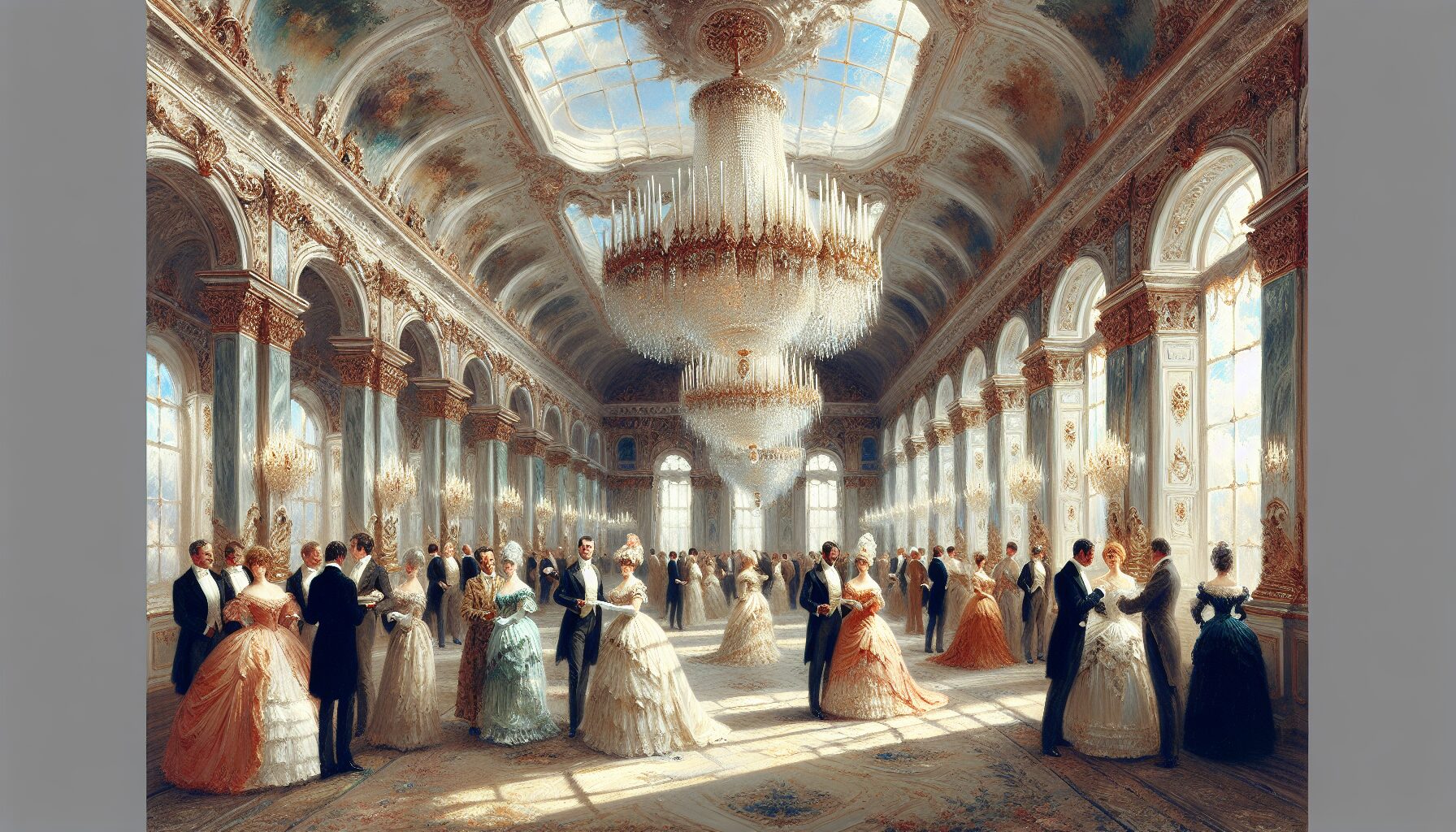 Spoon洛可可華麗漫畫場景美術展示