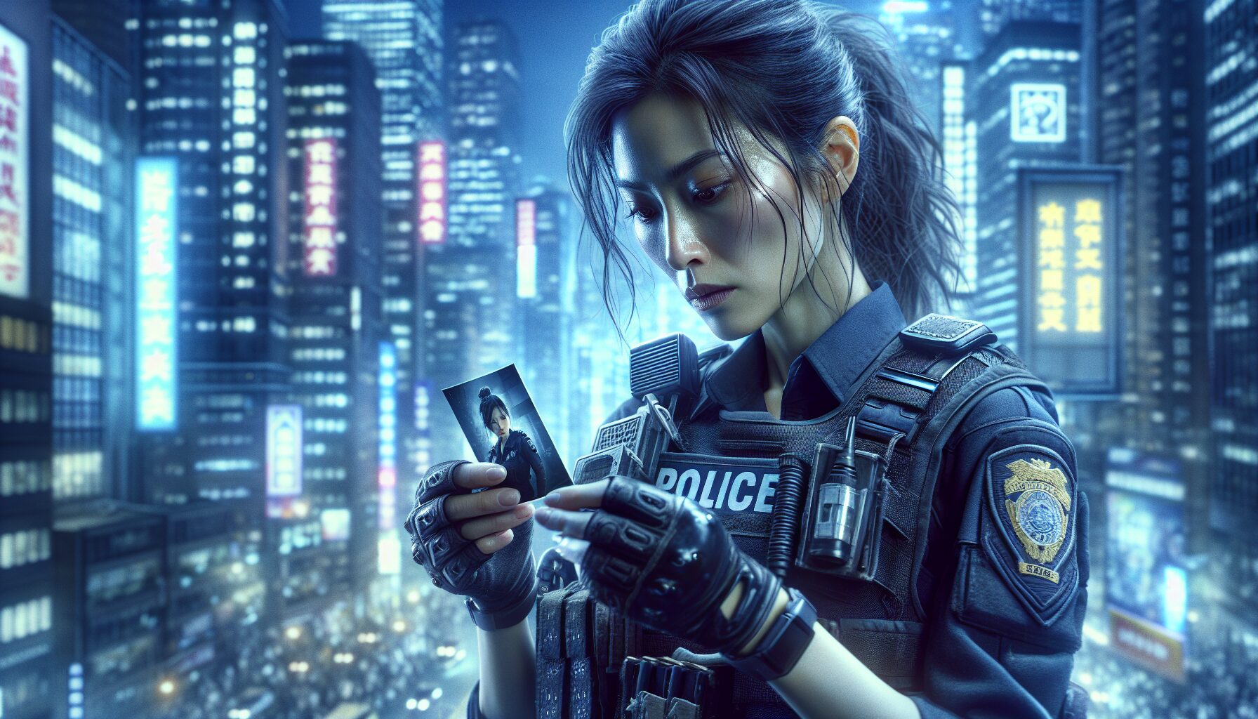 春麗動漫形象,展現堅韌正義與刑警身份。