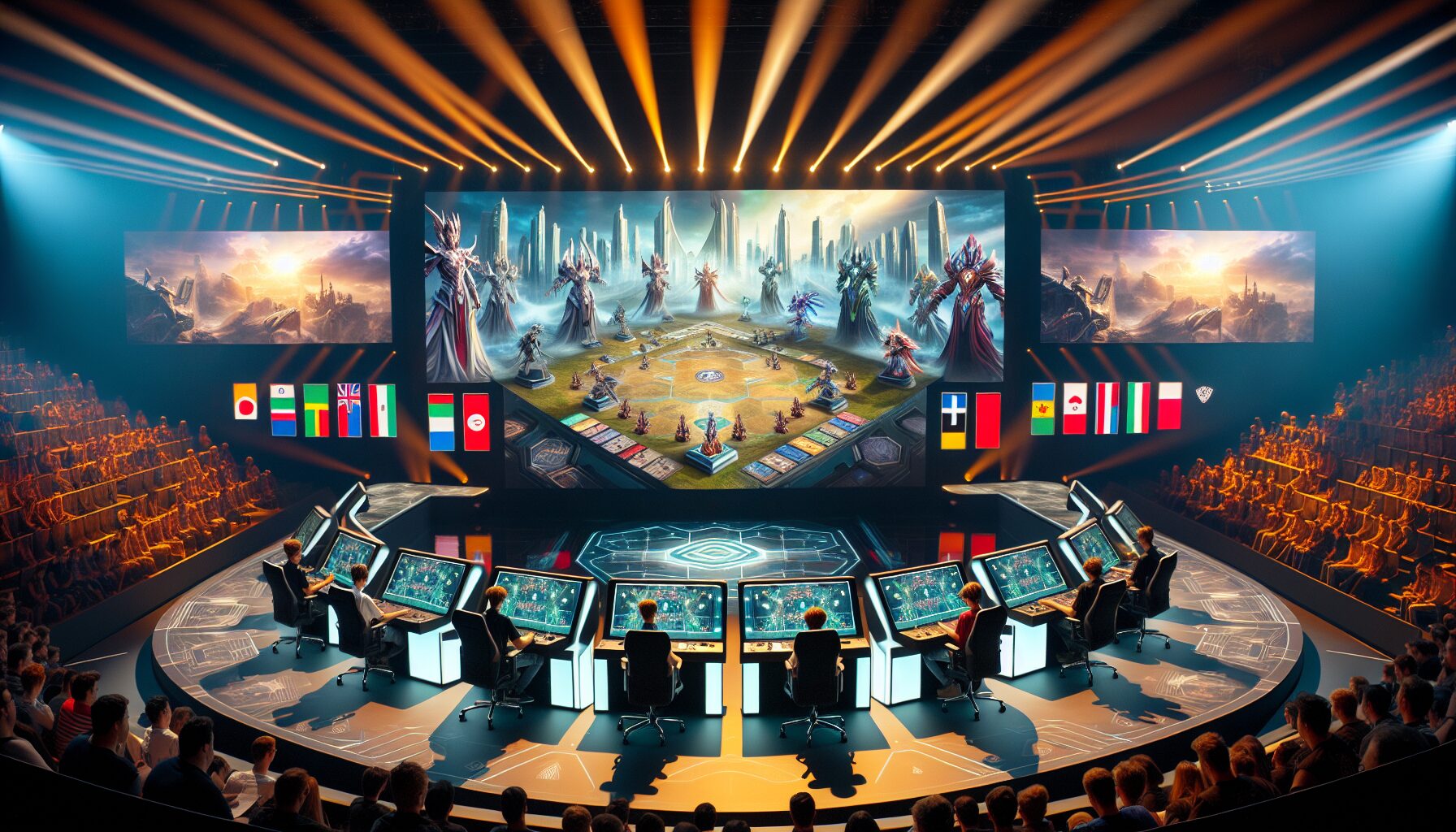聯盟戰棋世界賽現場