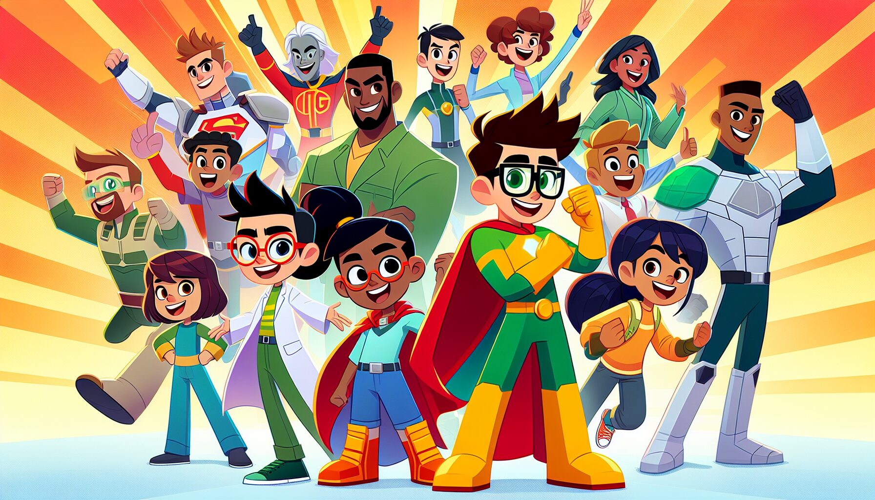 多達12種可用角色選擇，貼心兼容各類玩家