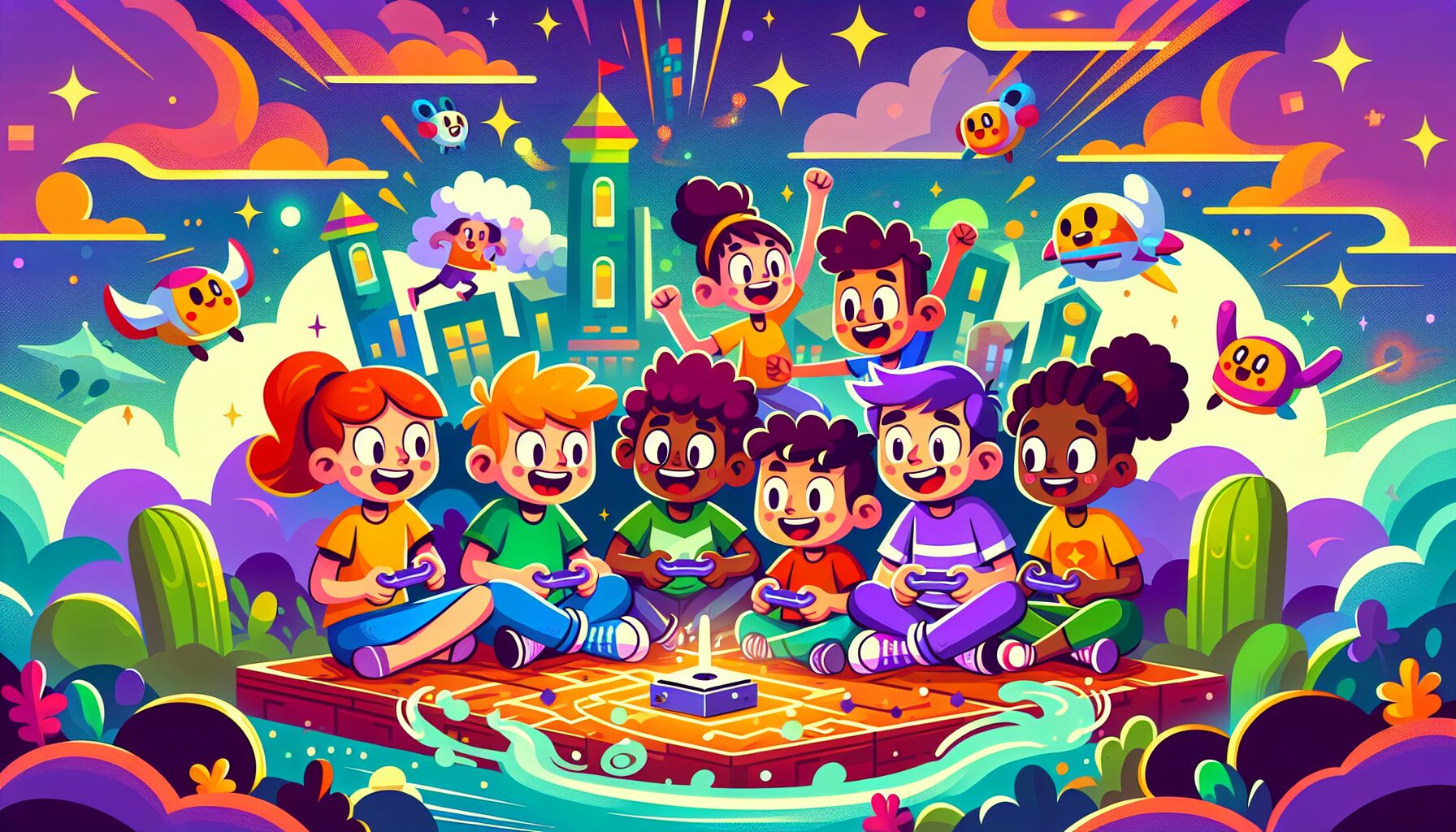 本地四人合作混亂有趣