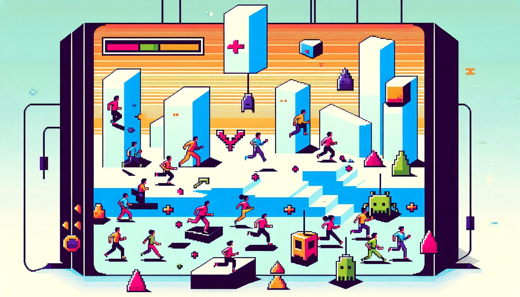 Survival Island及早期像素生存遊戲畫面截圖