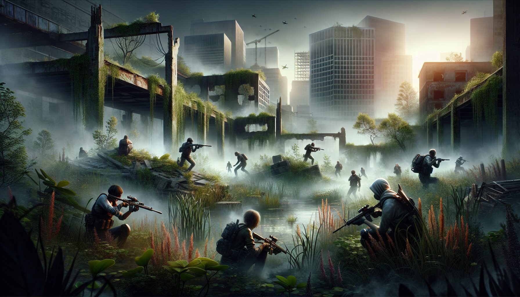 大逃殺類型遊戲如PUBG、Apex競技場面精采截圖