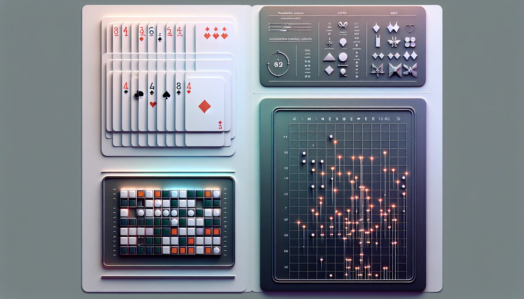 Google搜尋踩地雷小遊戲介面