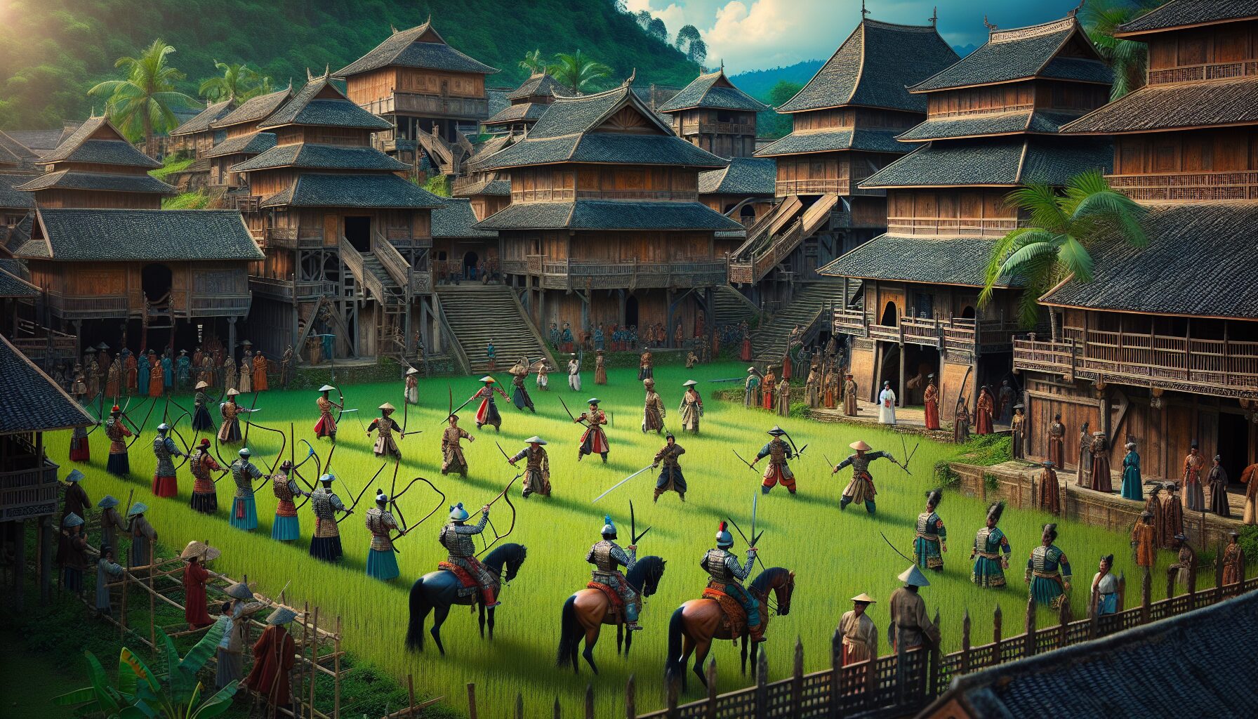 世紀帝國IV八大原始文明遊戲內戰場截圖