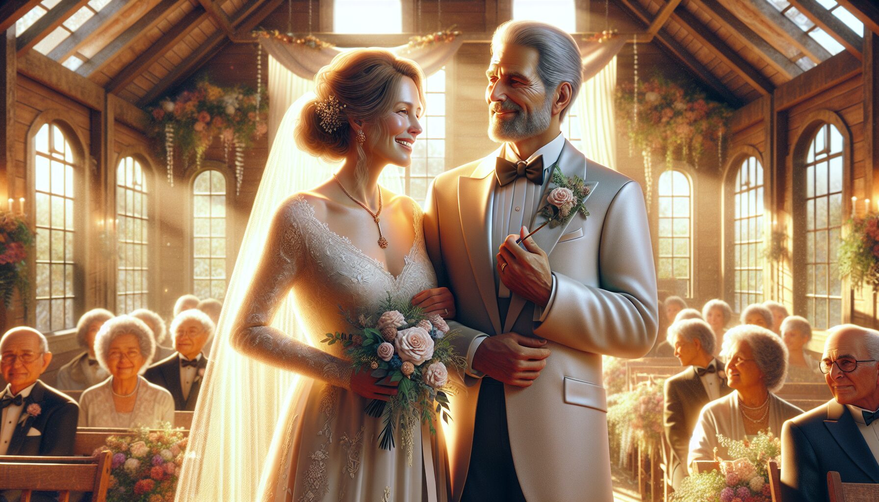 主角步入婚姻的幸福最終話場面