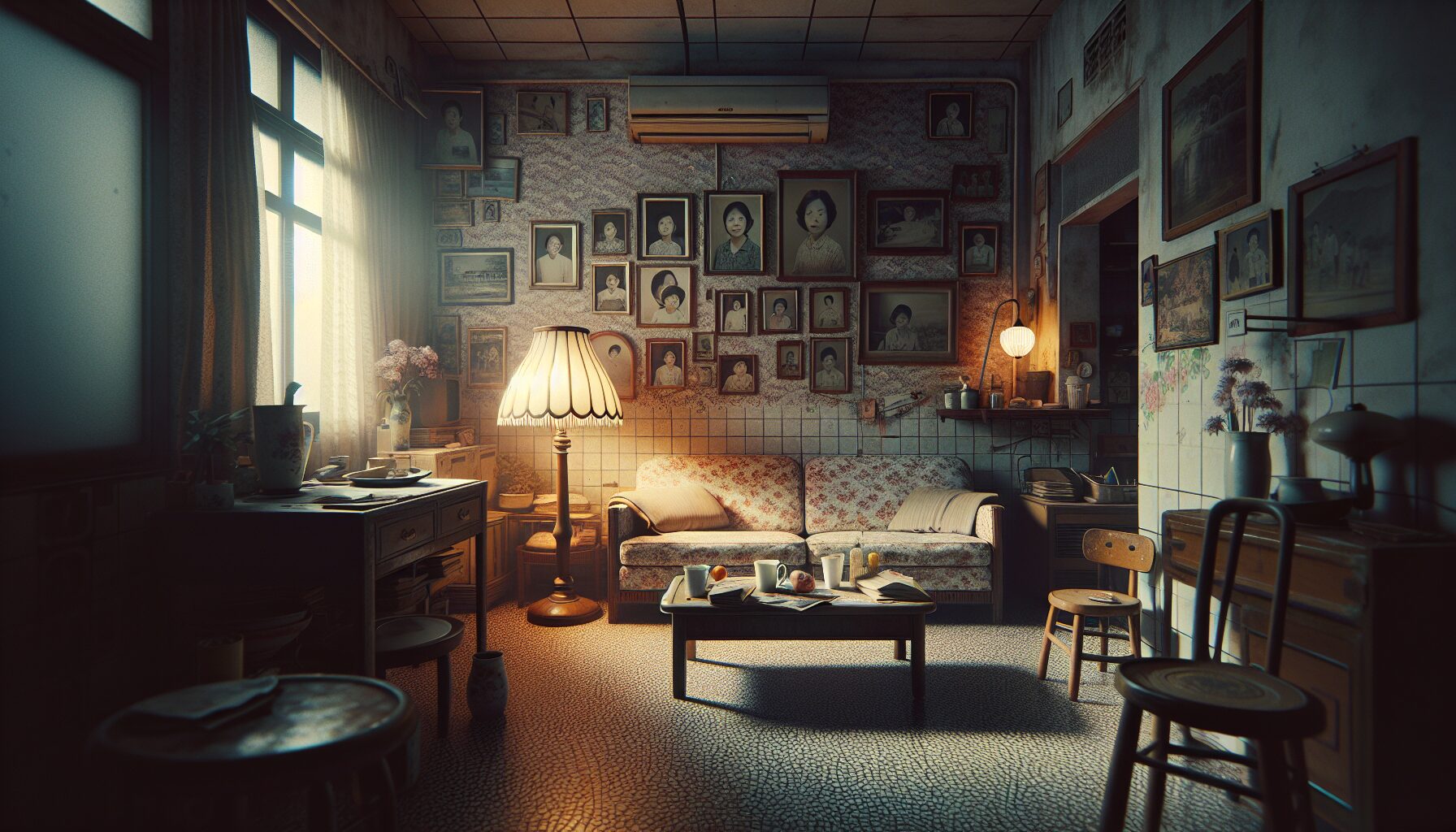 《還願》遊戲內台灣老公寓還原，呈現八零年代家庭生活