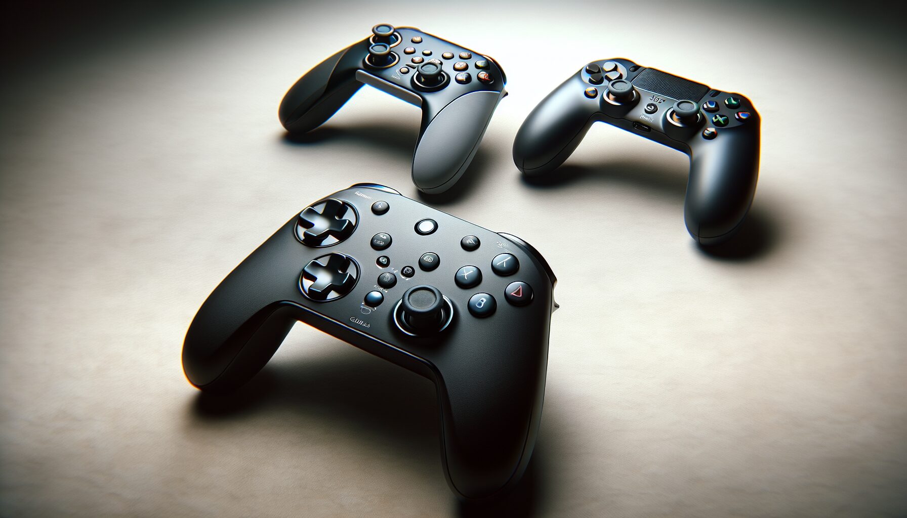 Switch Pro 與 Xbox Series X 控制器外觀參考