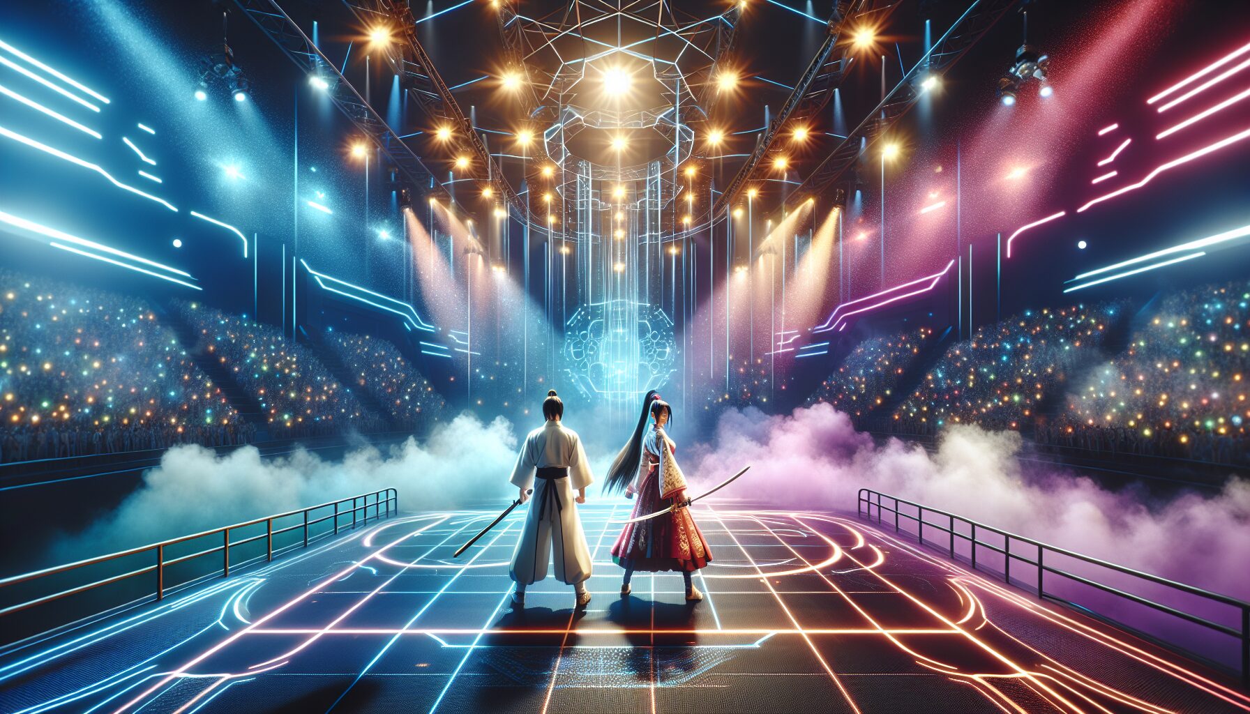 遊戲地圖中魔力之所與法印互動展示