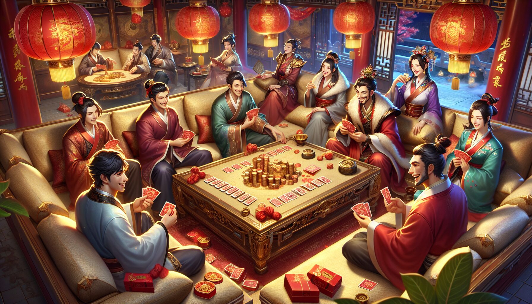 2025年聯動計劃 概念美術（拳皇、不良人角色合影）