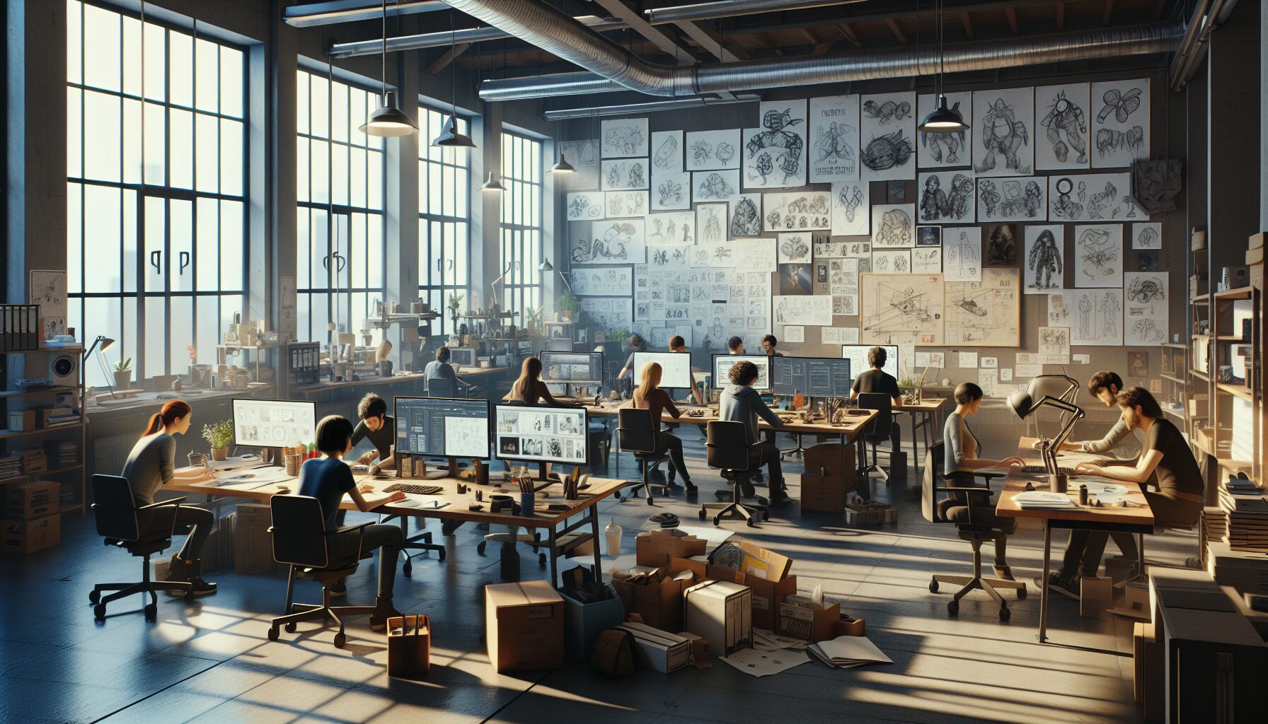 空洞騎士工作室Team Cherry初創團隊合照