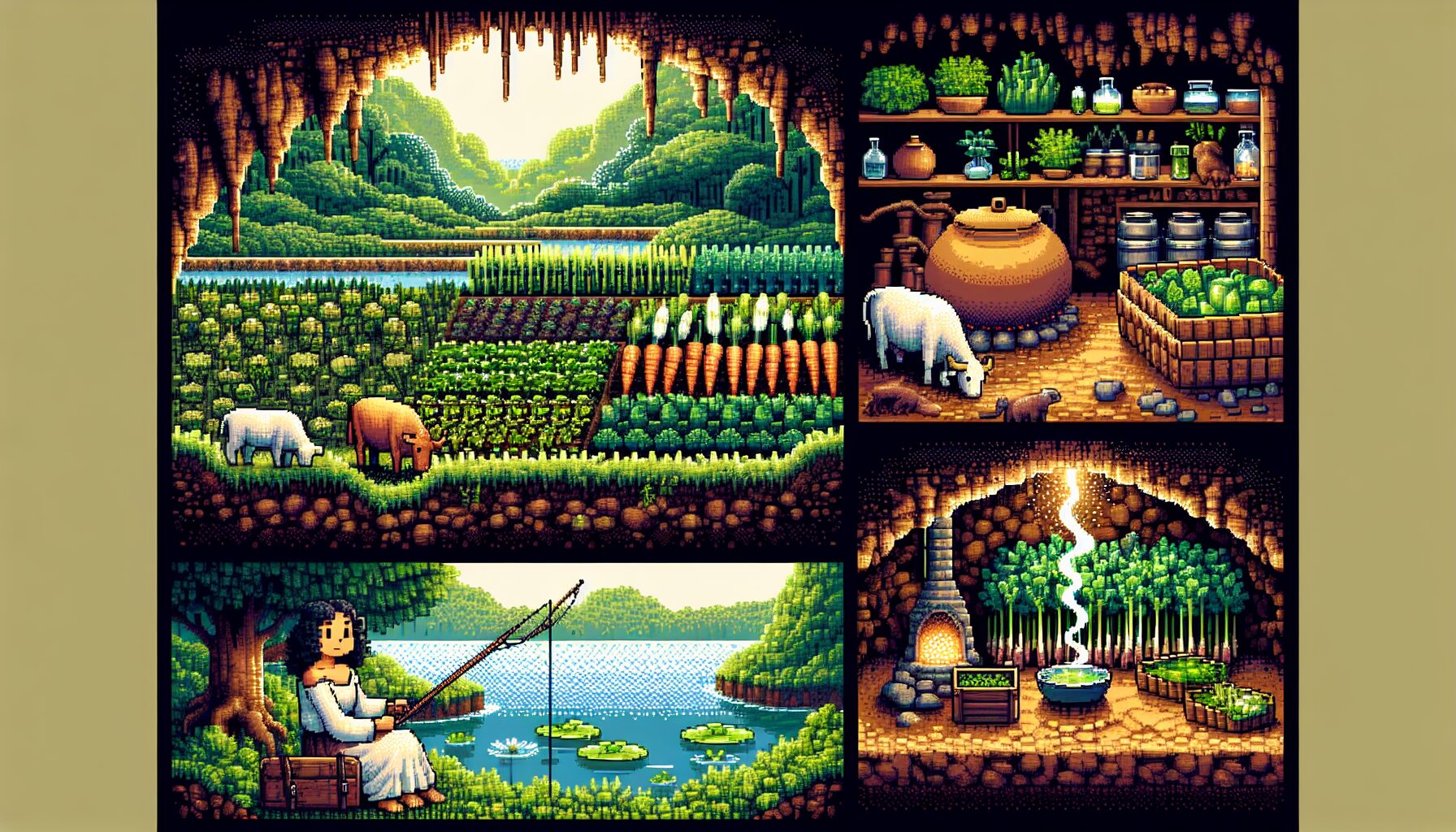 Core Keeper 角色技能樹界面