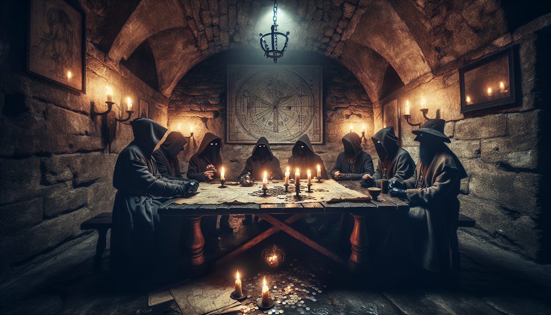 下城區夜色中神秘的背巷,隱含著盜賊公會與黑幫勢力的陰謀。