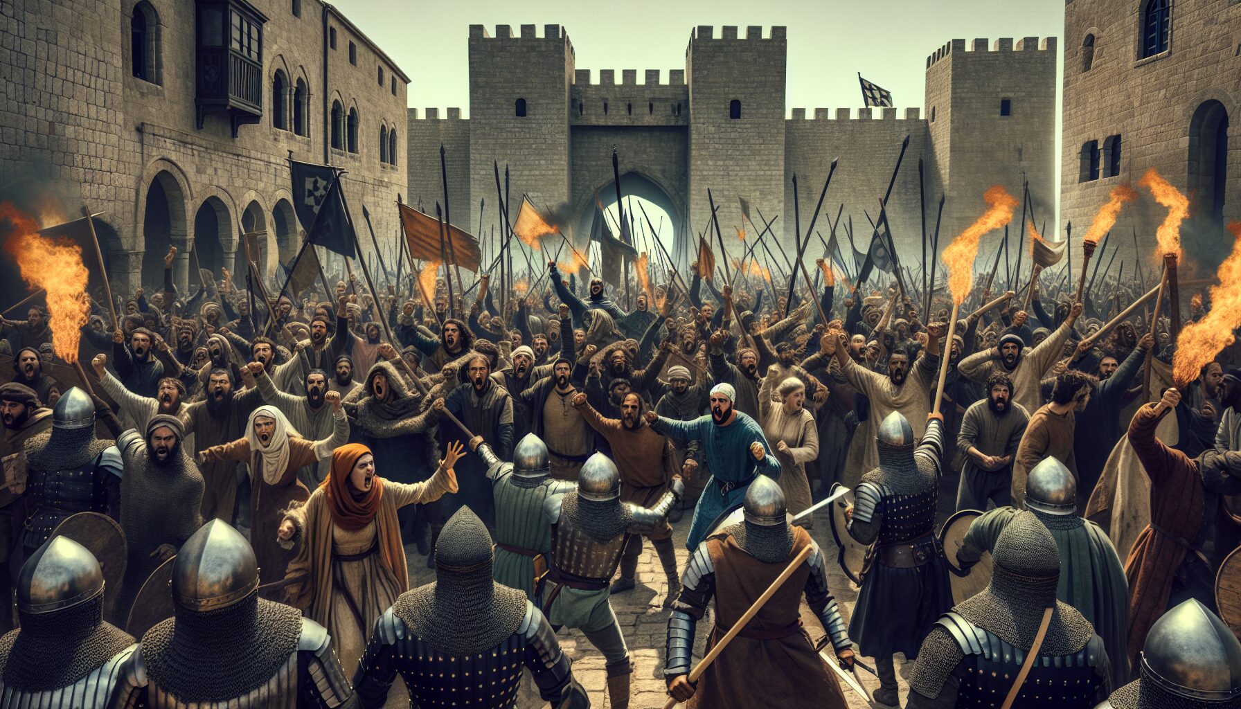 歷代柏德之門大廳立像,紀念博德安與諸多英雄事蹟。