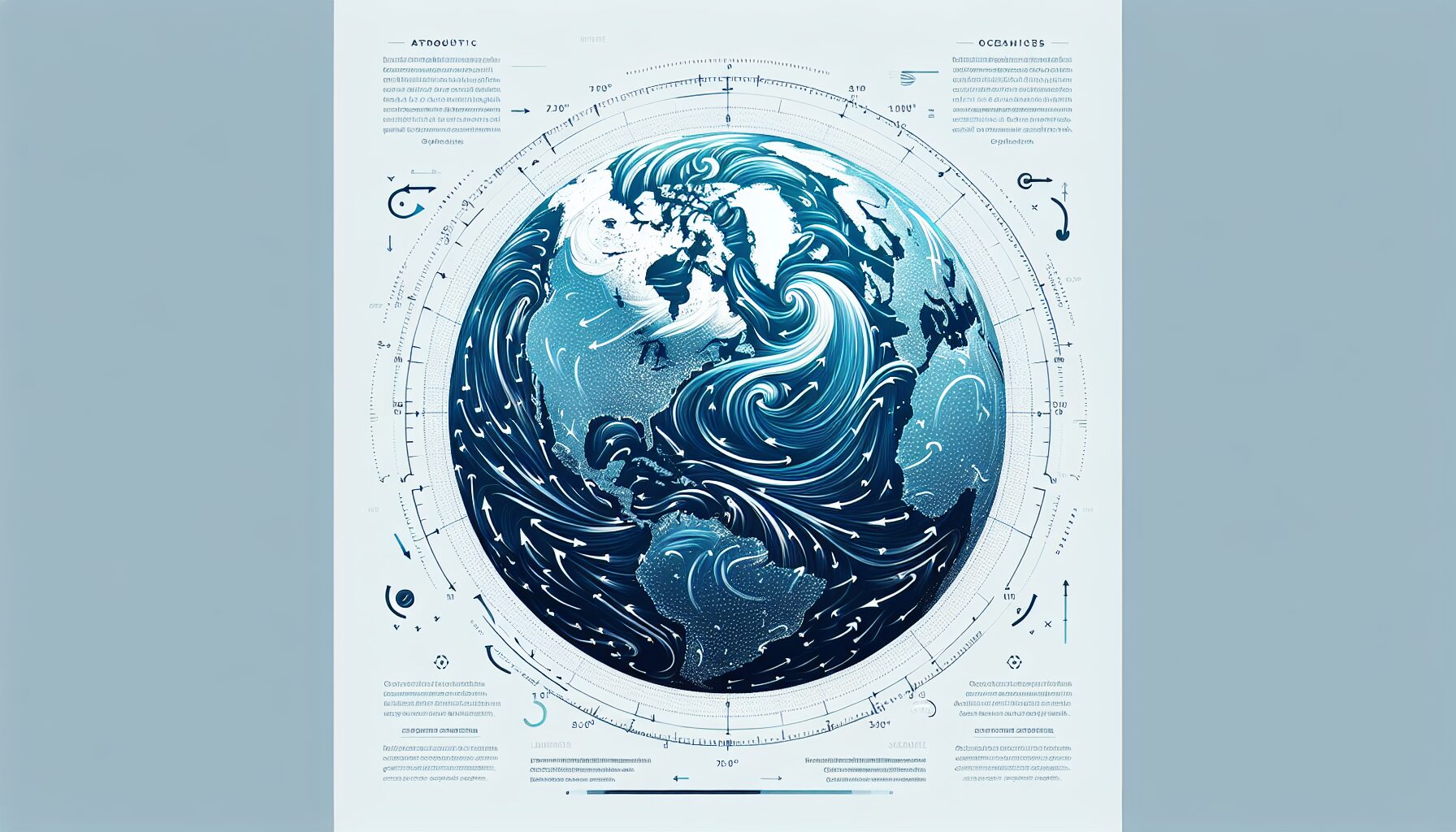 科里奧利效應引起大型風暴示意圖